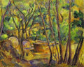 Cezanne Grindstone And Cistern In A Grove Art A4 Photo Print