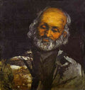 Cezanne Head Of An Old Man Art A4 Photo Print