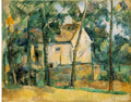Cezanne House And Trees Art A4 Photo Print