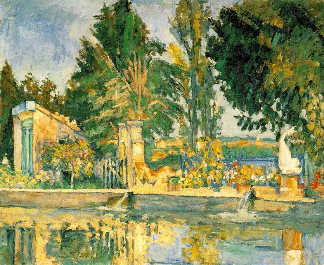Cezanne Jas De Buffan, The Pool Art A4 Photo Print