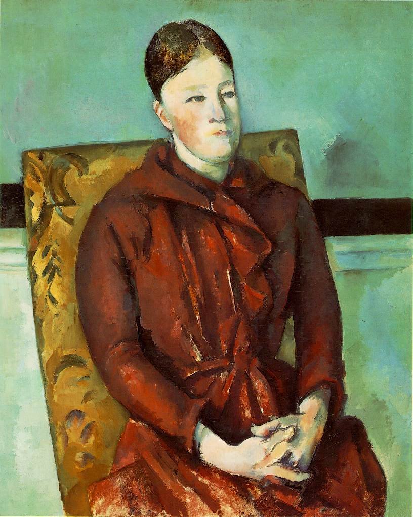 Cezanne Madame CEzanne In A Yellow Chair Art A4 Photo Print
