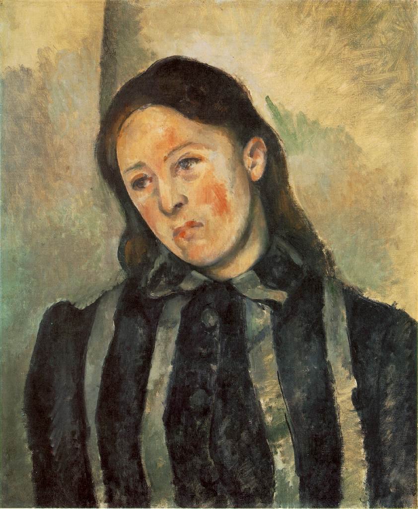 Cezanne Madame CEzanne With Unbound Hair Art A4 Photo Print