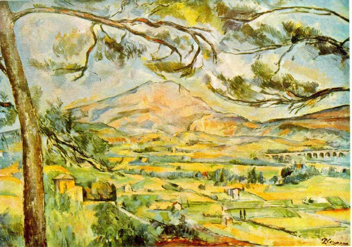 Cezanne Mont Sainte Victoire (Courtauld) Art A4 Photo Print