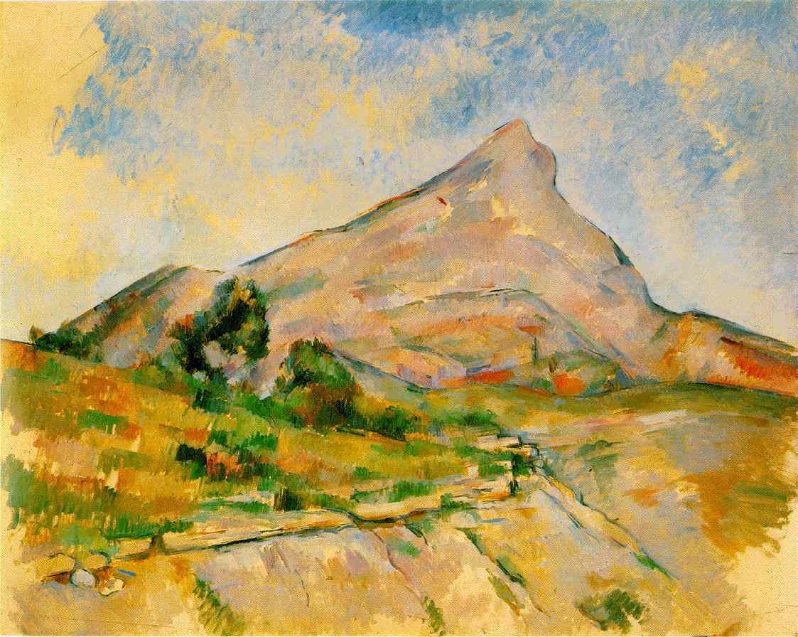 Cezanne Mont Sainte Victoire (Hermitage) Art A4 Photo Print