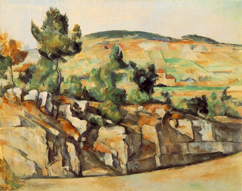 Cezanne Mountains In Provence Art A4 Photo Print