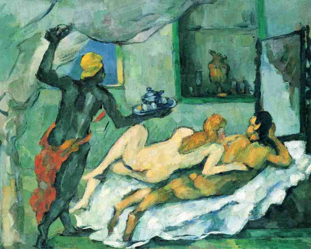 Cezanne Paul 1839 1906 Afternoon in Naples c1875 A4 Photo Print
