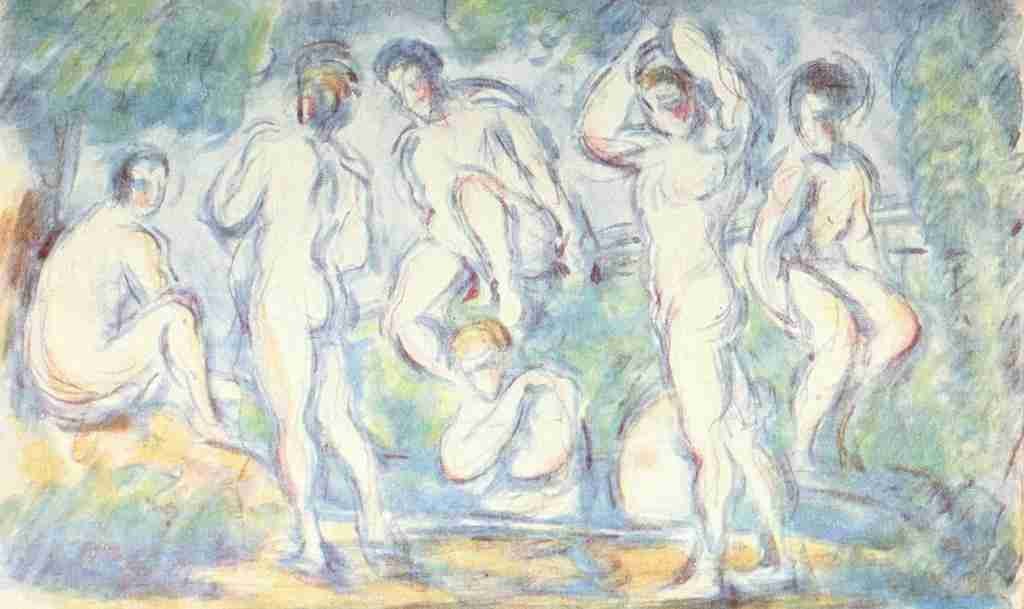 Cezanne Paul 1839 1906 Cezanne nd Bathers A4 Photo Print