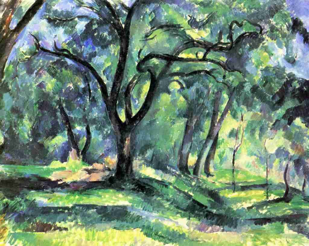 Cezanne Paul 1839 1906 Forest c1890 A4 Photo Print