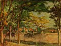 Cezanne Paul 1839 1906 Paul Cezanne 1944 The Walls A4 Photo Print