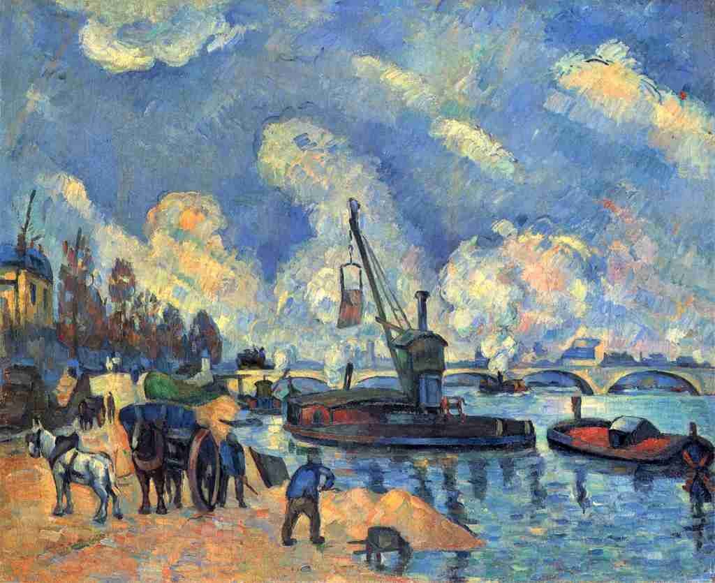 Cezanne Paul 1839 1906 The Seine at Bercy 1878 A4 Photo Print
