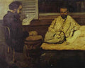 Cezanne Paul Alexis Reading To Emile Zola Art A4 Photo Print