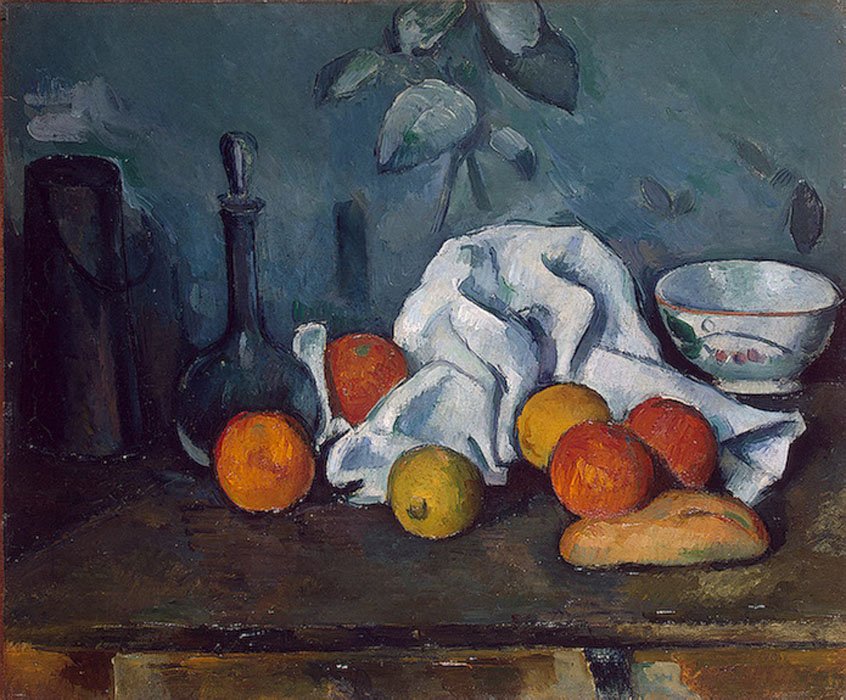 Cezanne Paul Fruits 1879 Art A4 Photo Print
