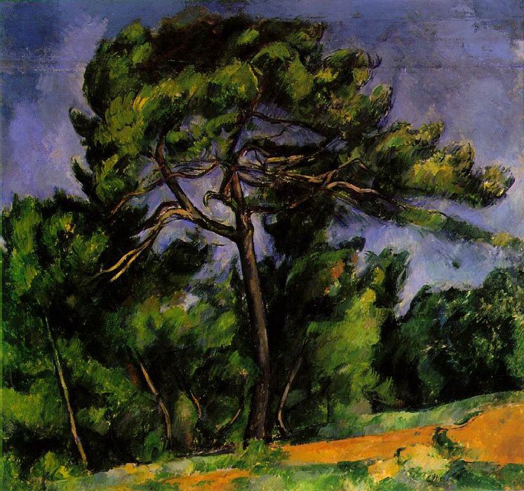 Cezanne Paul Great Pine 1892 96 Art A4 Photo Print