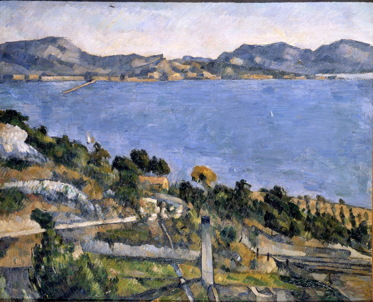 Cezanne Paul L Estaques Gulf Of Marseilles 1878 Art A4 Photo Print