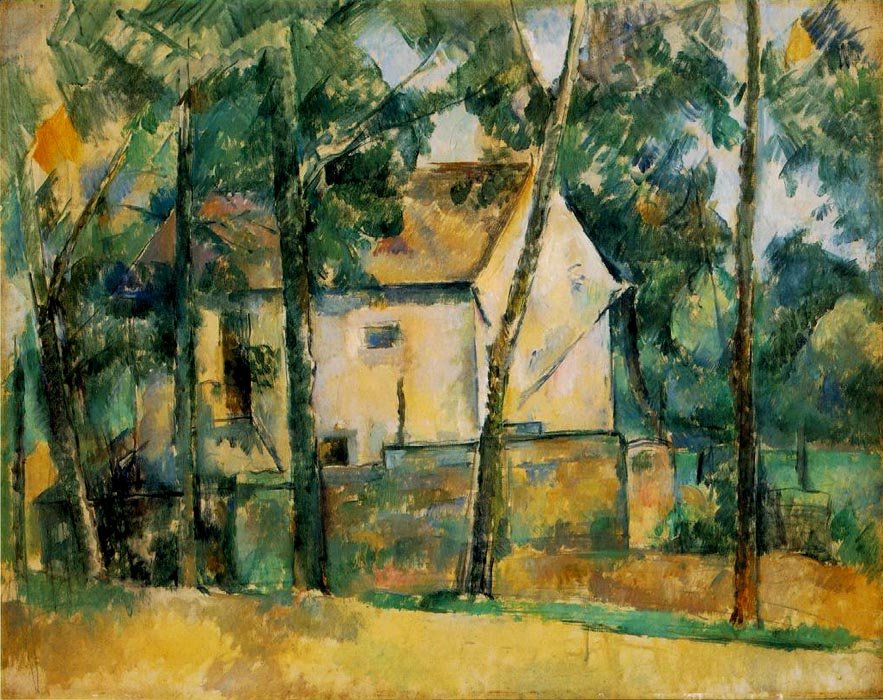 Cezanne Paul Maison 1890 94 Art A4 Photo Print