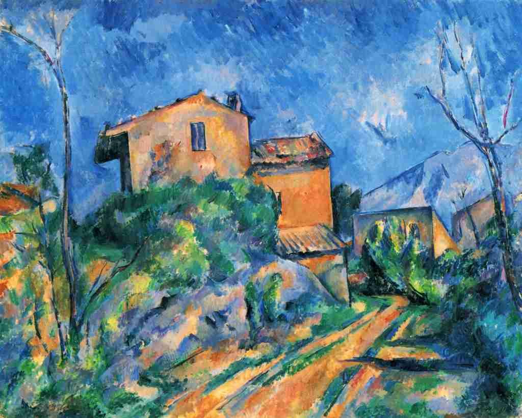 Cezanne Paul Maison Maria with a View of Chateau Noir 1895 A4 Photo Print