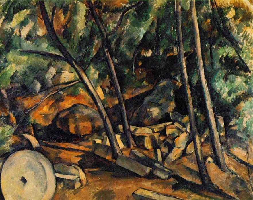 Cezanne Paul Millstone 1898 1900 Art A4 Photo Print