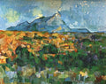 Cezanne Paul Mont Sainte Victoire 1906 Art A4 Photo Print
