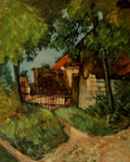 Cezanne Paul Paul Cezanne 1944 The Cottage in the Trees A4 Photo Print