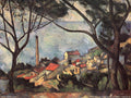 Cezanne Paul The Sea At Estaque 1883 Art A4 Photo Print