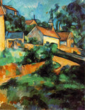 Cezanne Paul Turning Road At Montgeroult, 1899 Art A4 Photo Print