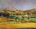 Cezanne Plain By Mount Sainte Victoire Art A4 Photo Print