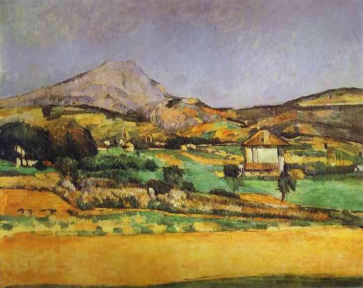 Cezanne Plain By Mount Sainte Victoire Art A4 Photo Print UK