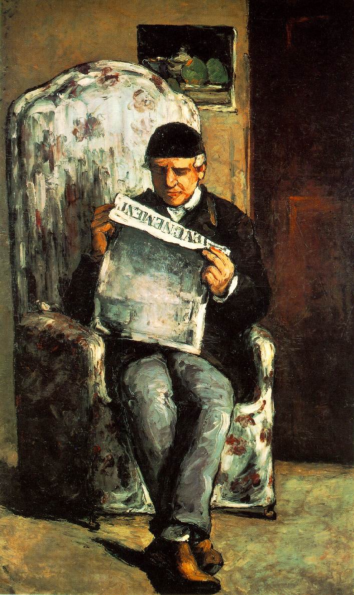 Cezanne Portrait Of The Artist's Father Art A4 Photo Print UK