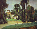 Cezanne Road At Pontoise Art A4 Photo Print UK