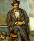 Cezanne Seated Peasant Art A4 Photo Print