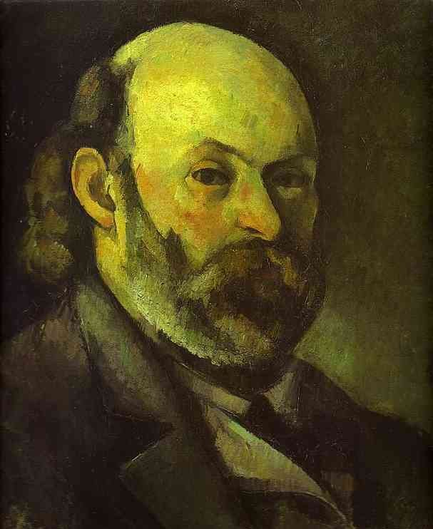 Cezanne Self Portrait (Puskin) Art A4 Photo Print