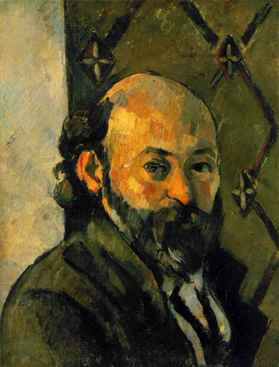 Cezanne Self Portrait (Tate) Art A4 Photo Print