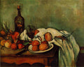 Cezanne Still Life With Onions And Bottle Art A4 Photo Print UK