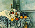 Cezanne Still Life With Peppermint Bottle Art A4 Photo Print