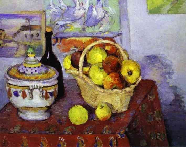 Cezanne Still Life With Soup Tureen Art A4 Photo Print