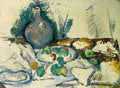 Cezanne Still Life With Water Jug Art A4 Photo Print