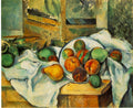 Cezanne Table, Napkin, And Fruit Art A4 Photo Print