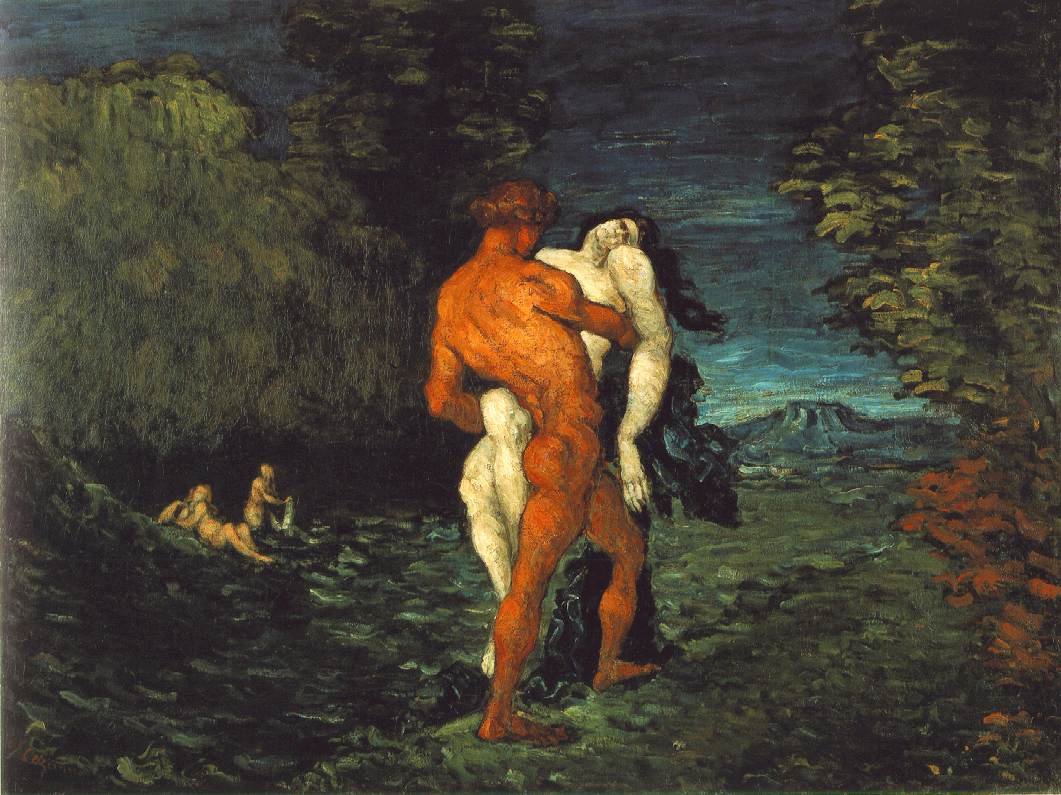 Cezanne The Abduction Art A4 Photo Print