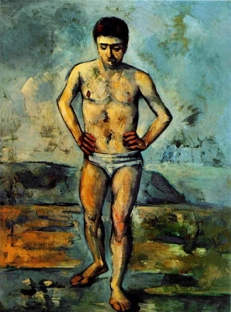 Cezanne The Bather Art A4 Photo Print UK