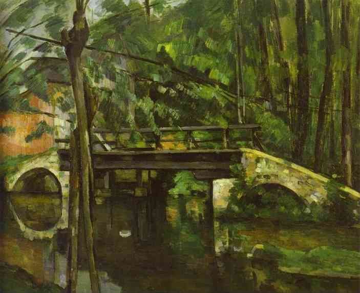 Cezanne The Bridge At Maincy Art A4 Photo Print