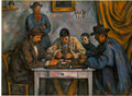 Cezanne The Card Players (Barnes) Art A4 Photo Print