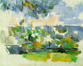 Cezanne The Garden At Les Lauves Art A4 Photo Print