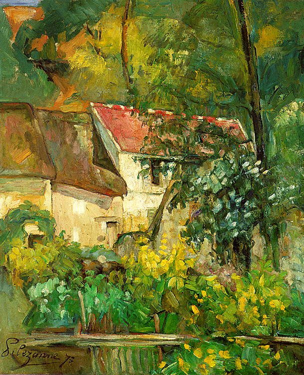Cezanne The House Of Père Lacroix In Auvers Art A4 Photo Print