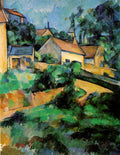 Cezanne Turning Road At Montgeroult Art A4 Photo Print
