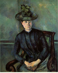 Cezanne Woman In A Green Hat (Madame CEzanne) Art A4 Photo Print