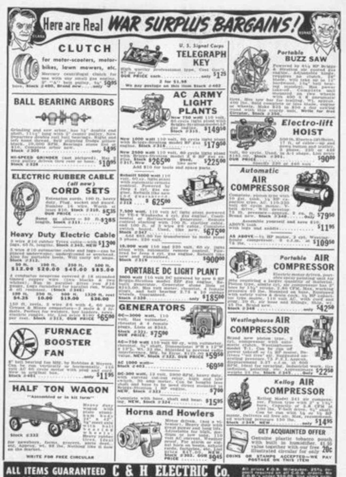 Ch Electric Engines Vintage Retro Advert Poster A4 Photo Print