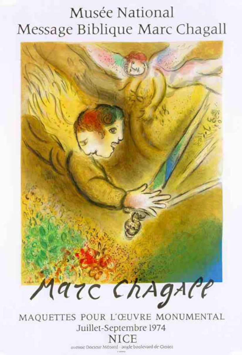 Chagall Message Wings Vintage Retro Advert Ads A4 Photo Print