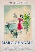 ChagallVilleNice Vintage Advert A4 Photo Print