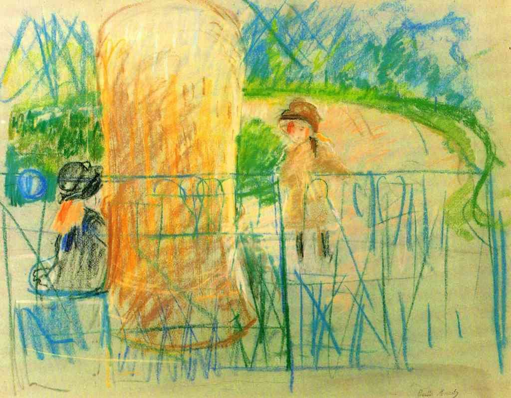 Chair In The Garden 2 Morisot A4 Photo Print