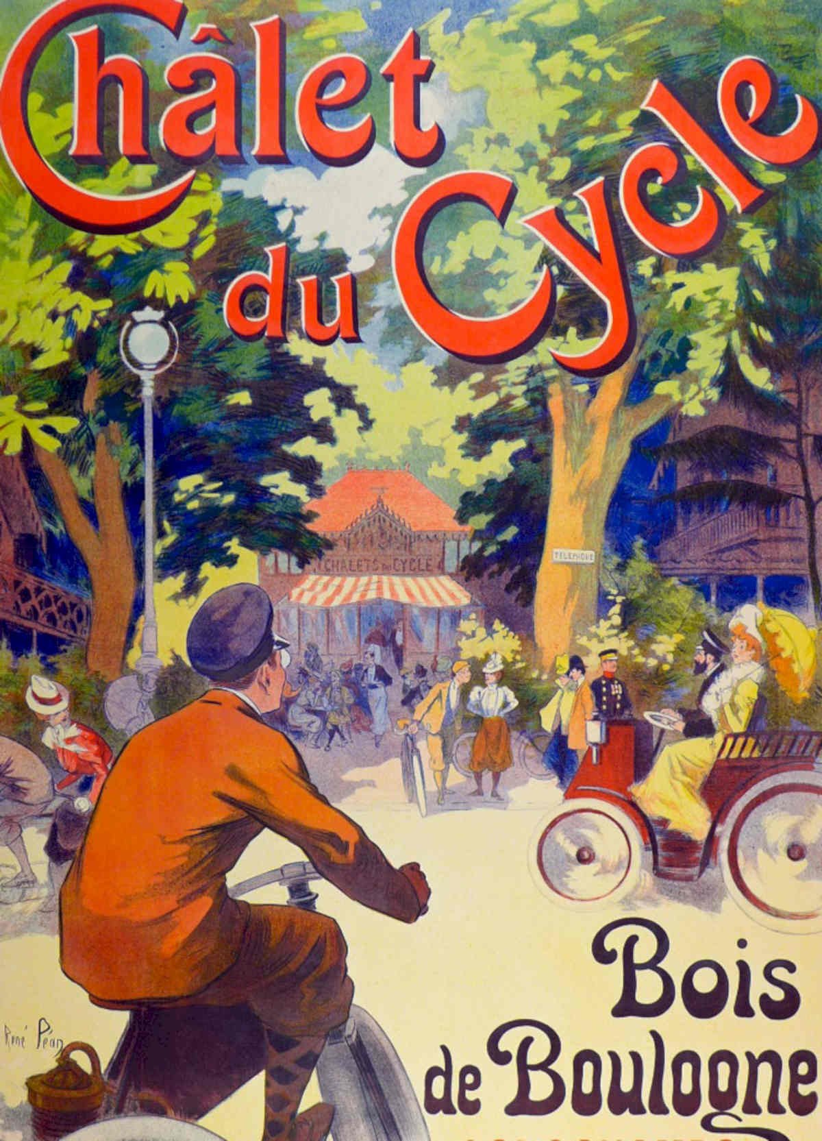 Chalet Du Cycle Vintage Retro Advert Poster A4 Photo Print